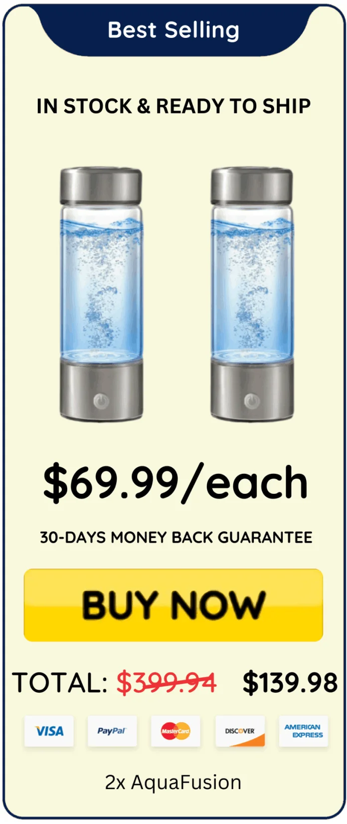2 aquafusion bottles price